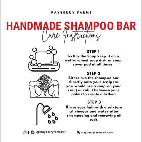 Strawberry Rose Shampoo Bar