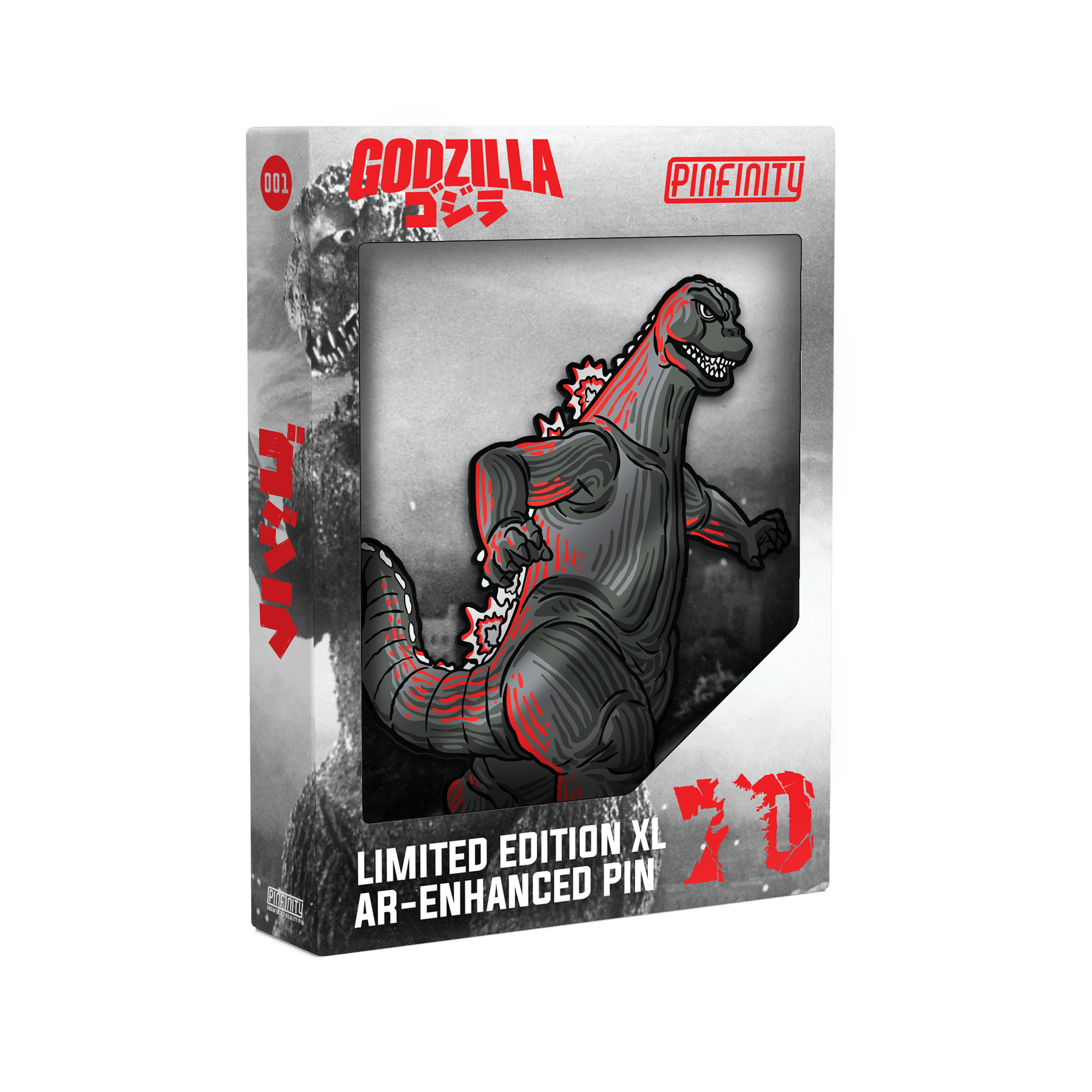 Godzilla XL AR Pin (Showa Era)