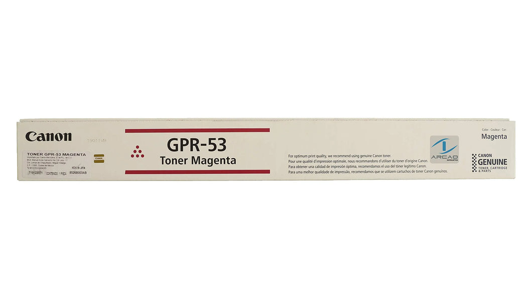 New, Pre-Owned - Canon GPR-53 Magenta Toner Cartridge, 8526B003AA