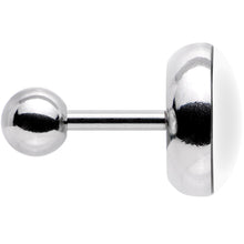 16G Black on Blue Paw Print Tragus Cartilage Earring