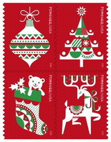 USPS Holiday Delights Forever stamp designs