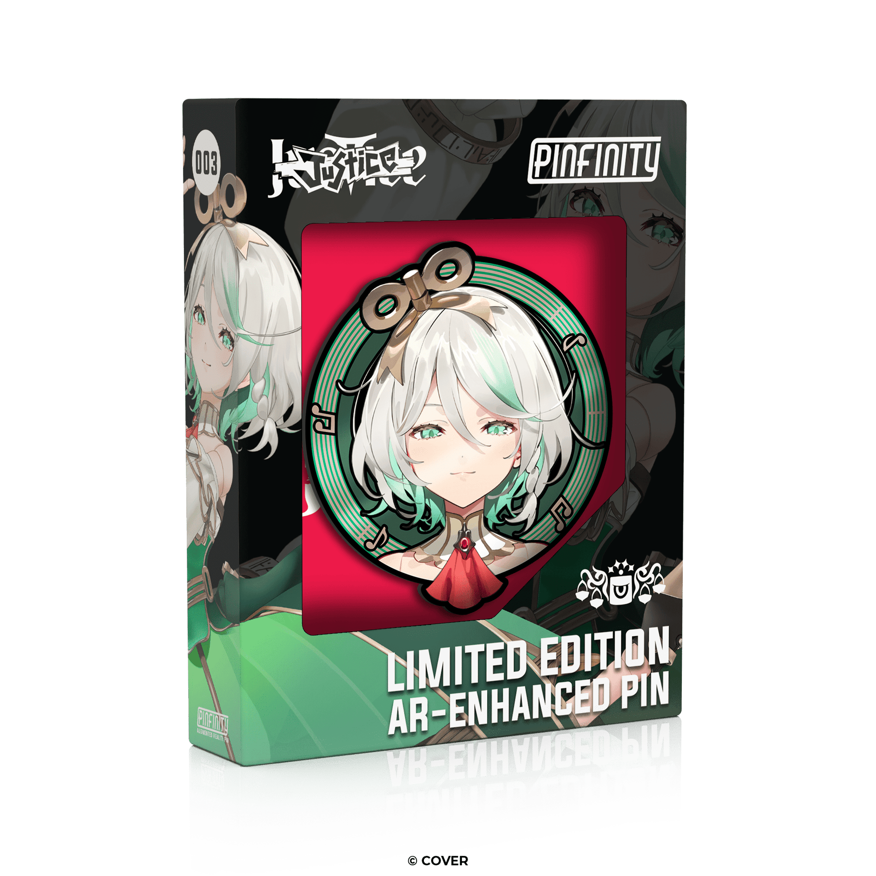 Limited Edition hololive English -Justice- Cecilia Immergreen AR Pin