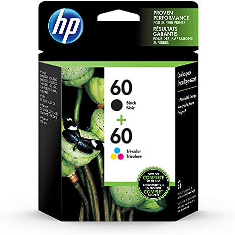New, Pre-Owned - HP 60 Black & Color Ink Cartridge-Combo Pack