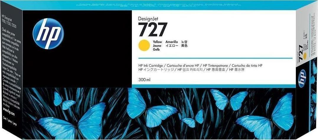 New, Pre-Owned - HP 727 300mL (F9J78A) Yellow Ink Cartridge
