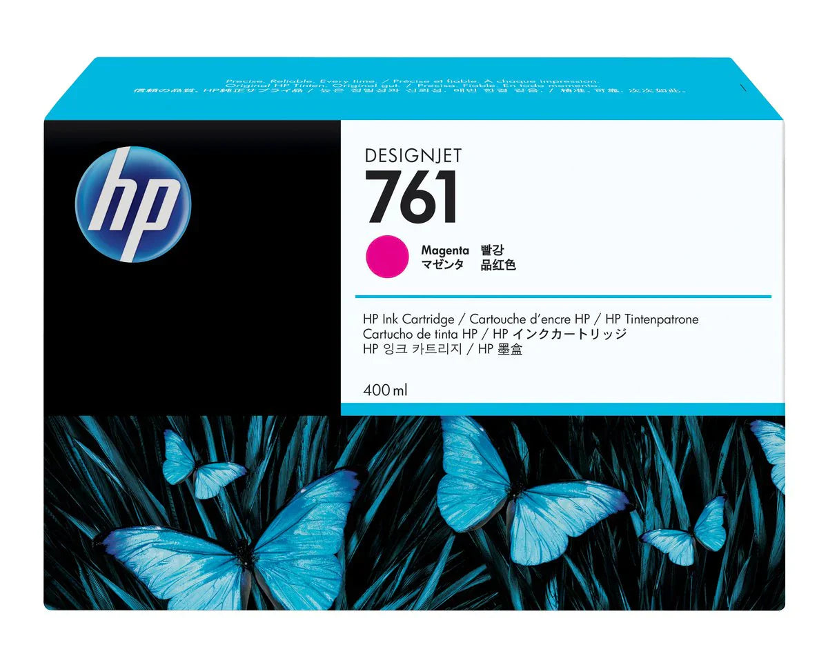 New, Pre-Owned - HP 761 400mL (CM993A) Magenta Ink Cartridge