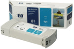 New, Pre-Owned - HP 81 Cyan (C4931A) Ink cartridge