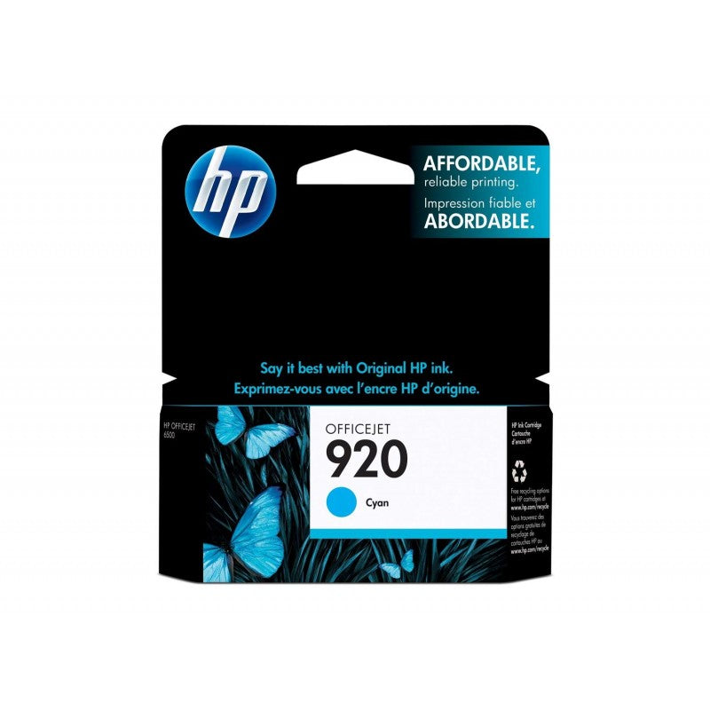 New, Pre-Owned - HP New, Pre-Owned - 920 (CH634AN) Cyan Ink Cartridge