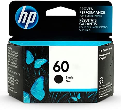 New, Pre-Owned - HP 60 (CC640WN) Black Ink Cartridge