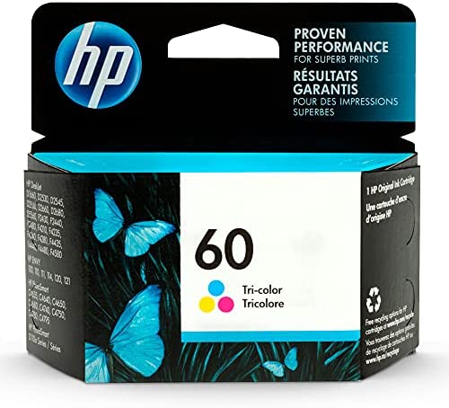 New, Pre-Owned - HP 60 (CC643WN) Color Ink Cartridge