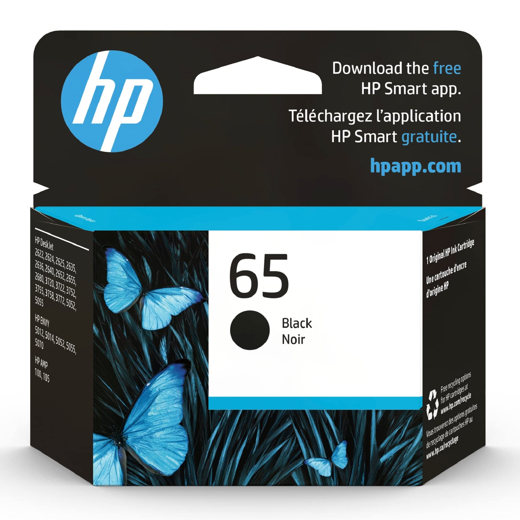 New, Pre-Owned - HP 65 Black (N9K02AN) Ink Cartridge