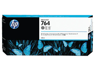 New, Pre-Owned - HP 764 300-ml Gray Designjet Ink Cartridge | C1Q18A