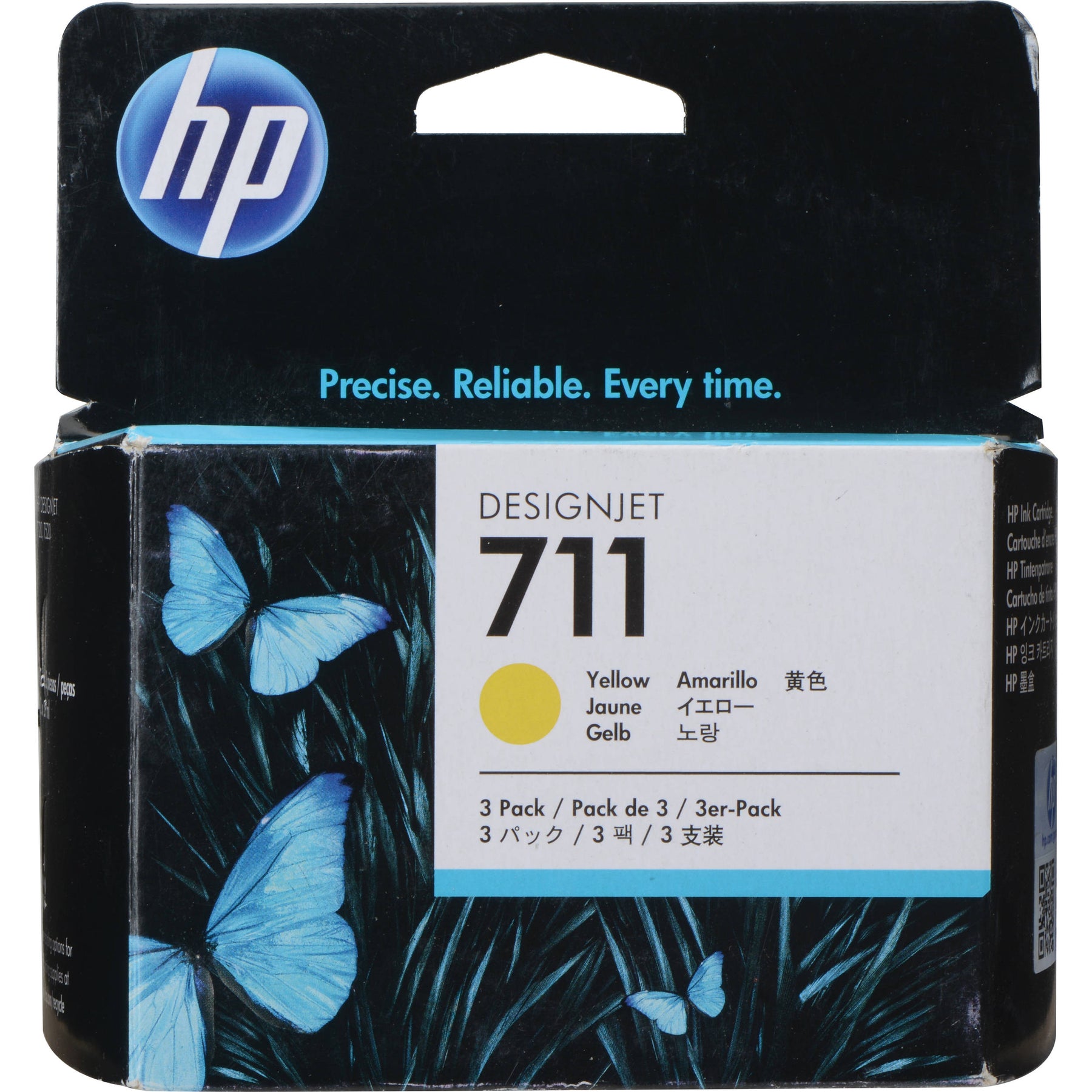 New, Pre-Owned - HP 711 29-ml (CZ132A) Yellow DesignJet Ink Cartridge