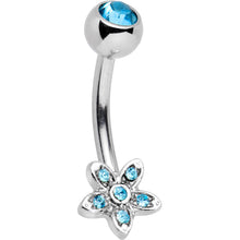 Field of Flowers Dangle Belly Ring