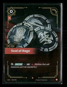 Seal of Rage #040/298 Epic - Riftbound Origins
