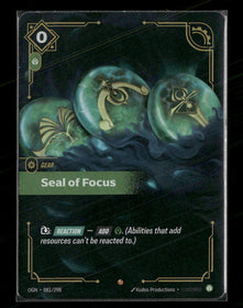 Seal of Focus #081/298 Epic - Riftbound Origins