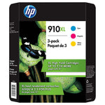 New, Pre-Owned - HP 910XL Cyan, Magenta, Yellow Ink Cartridges
