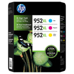 New, Pre-Owned - HP 952XL Cyan, Magenta, Yellow Ink Cartridge
