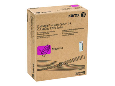 New, Pre-Owned - Xerox OEM 108R00830 4-Pack Magenta Solid Ink Sticks