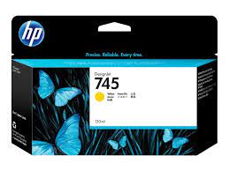 New, Pre-Owned - HP 745 130-ml DesignJet (F9J96A) Yellow Ink Cartridge