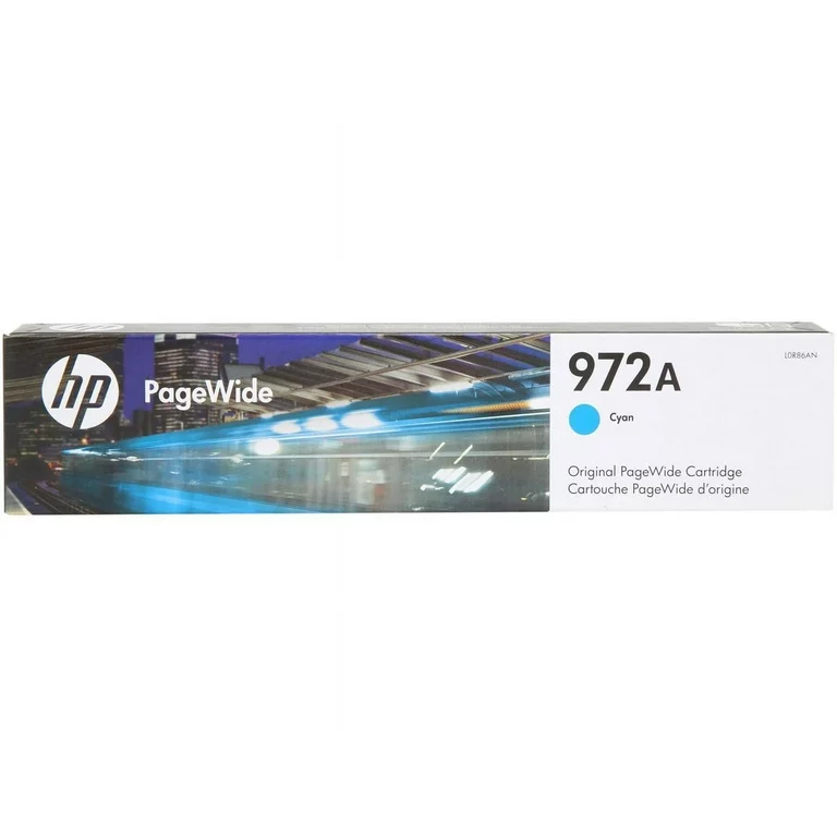 New, Pre-Owned - HP 972A (L0R86AN) Cyan Ink Cartridge
