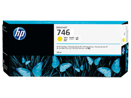 New, Pre-Owned - HP 746 300mL Yellow (P2V79A) Ink Cartridge