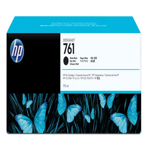 New, Pre-Owned - HP 761 775mL (CM997A) Matte Black Ink Cartridge