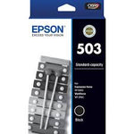 New, Pre-Owned - Epson 503 Standard Yield Black Ink Cartridge, C13T09Q14010