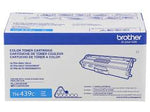New, Pre-Owned - Brother TN-439 Extra High Yield Cyan Toner Cartridge, TN439C