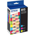 New, Pre-Owned - Epson 812 Standard Yield Multi-Color (3-Pack) Ink Cartridge T812520-S