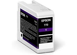 New, Pre-Owned - Epson 770 Standard Yield Violet Ink Cartridge, T770020