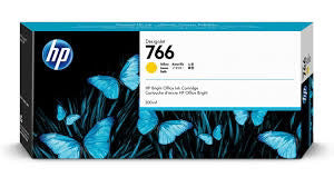 New, Pre-Owned - HP 766 High Yield Yellow 300ml Ink Cartridge, P2V91A