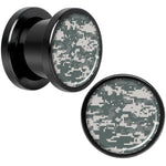 Digital Camo Print Black Anodized Screw Fit Plug Set 00G