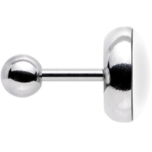 16G 1/4 Red Black Plaid Polar Bear Tragus Cartilage Earring