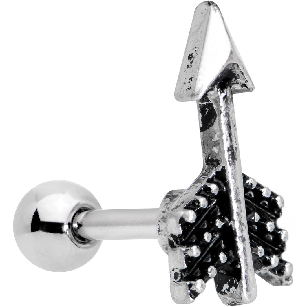 16G 1/4 Straight Arrow Cartilage Tragus Earring