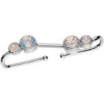 Aurora Gem Illusion Non Pierced Industrial Barbell