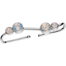 Aurora Gem Illusion Non Pierced Industrial Barbell