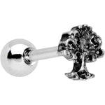 16G 1/4 Ancient Tree of Life Tragus Cartilage Earring