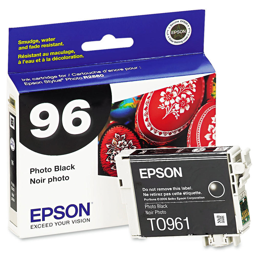 New, Pre-Owned - Epson 96 (T0961) Photo Black Ink Cartridge