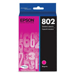New, Pre-Owned - Epson T802 Standard Yield Magenta Ink Cartridge, T802320-S