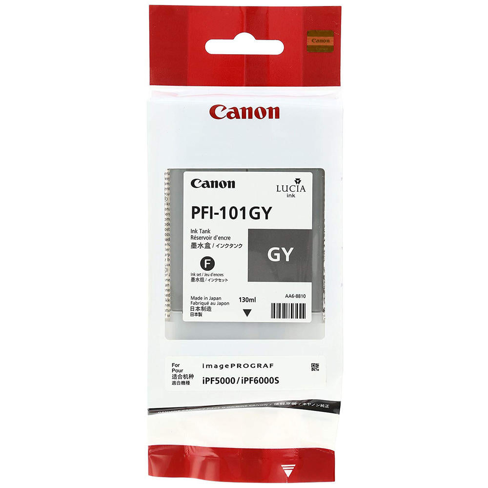 New, Pre-Owned - Canon PFI-101 130mL Gray Ink Cartridge
