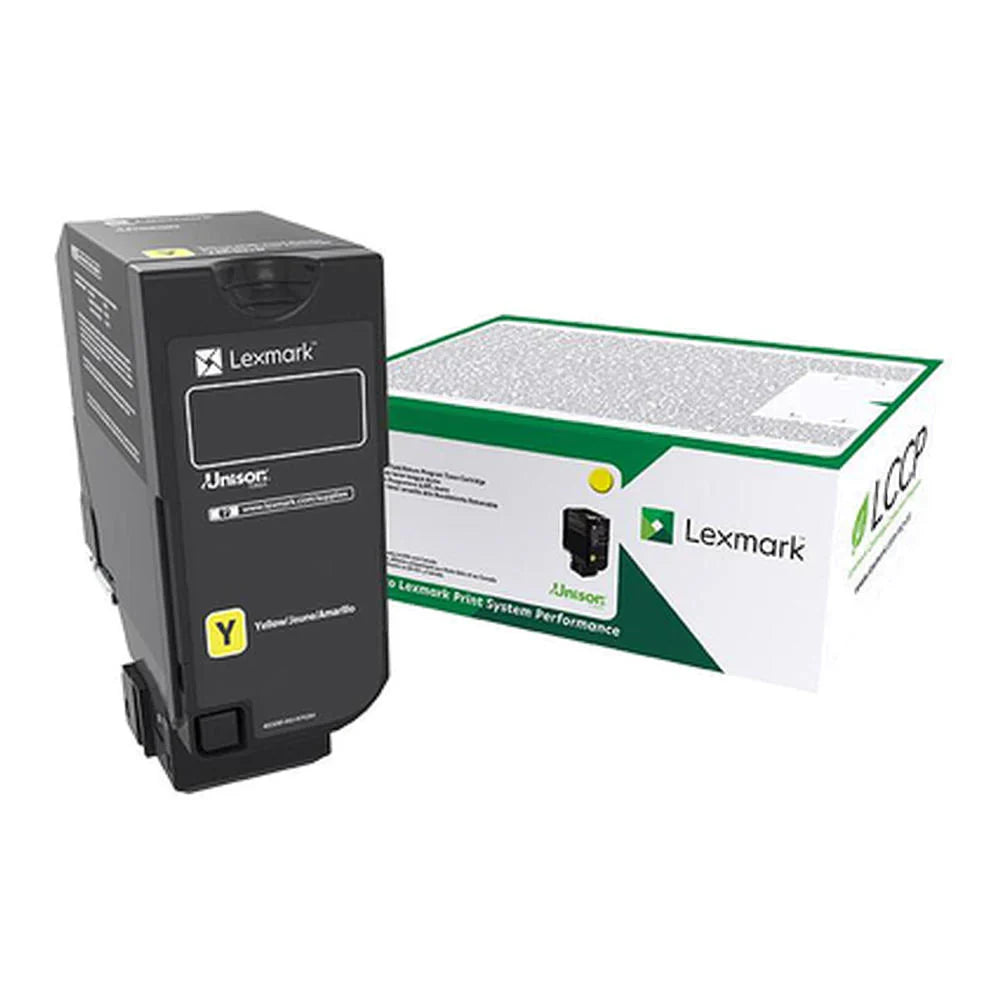 New, Pre-Owned - Lexmark CS725 High Yield Yellow Return Program Toner Cartridge, 74C1HY0