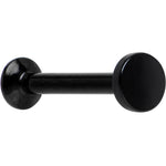 5/16 Black IP 3mm Circle Internal Thread Daith Cartilage Tragus