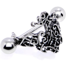 16G 1/2 Rococo Ring Cuff Cartilage Earring