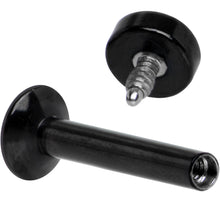 5/16 Black IP 3mm Circle Internal Thread Daith Cartilage Tragus