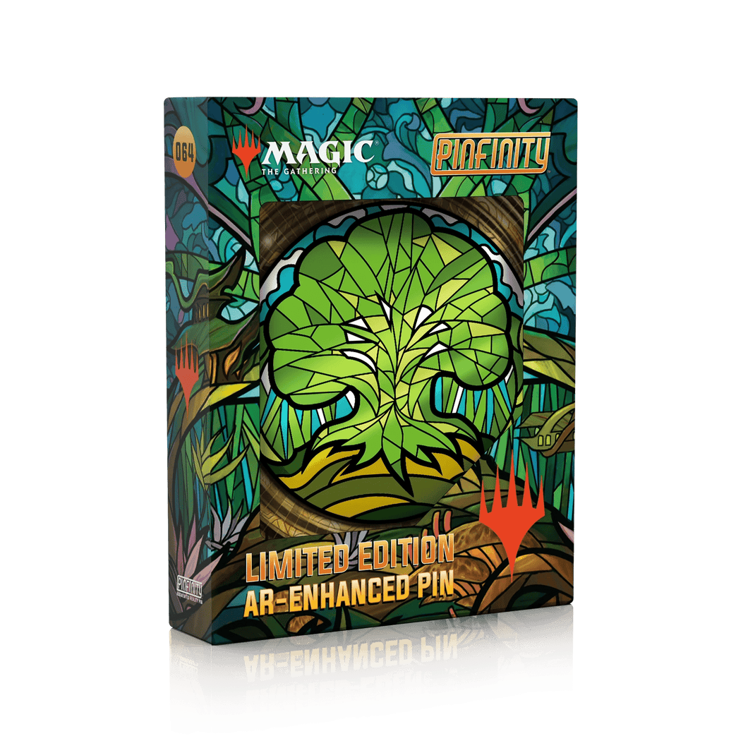 Magic: the Gathering - Stained Glass Forest Pin