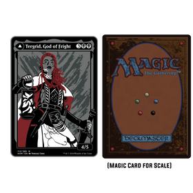 Magic: The Gathering - Tegrid God of Fright Commander Token (Double Sided)