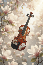Magnolia Heaven Violin Natural Outfit | Pearl Fine Tuners & Brazilwood Bow