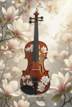 Magnolia Heaven Violin Natural Outfit | Pearl Fine Tuners & Brazilwood Bow