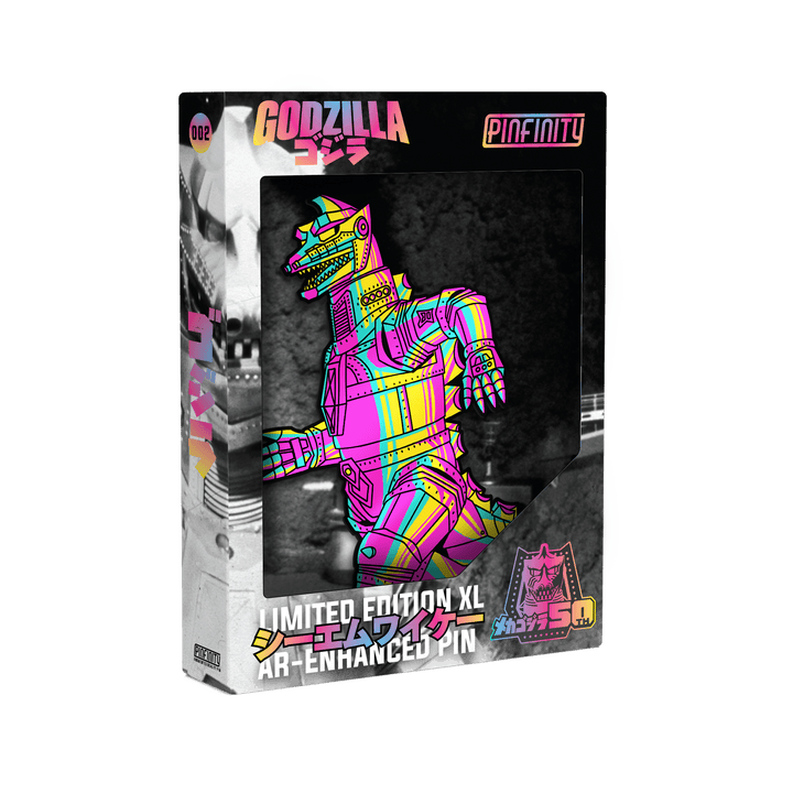 Mechagodzilla XL CMYK Edition AR Pin (Showa Era)