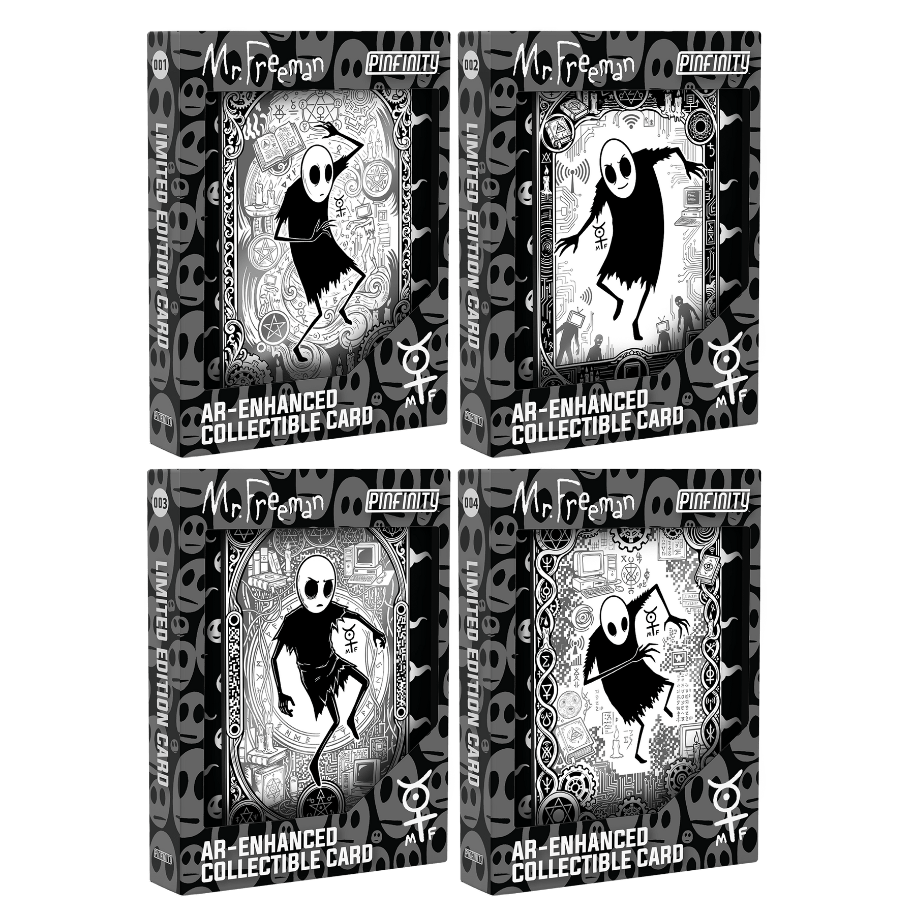 Mr. Freeman - Fragments of Reality: Complete Set (4 Cards) (Serialized)